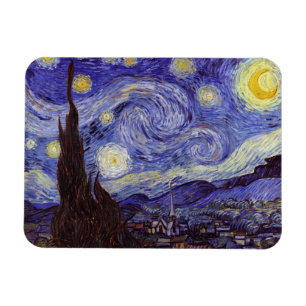 Vincent Van Gogh Sterrennacht  Fine Art Magneet