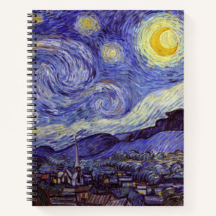 Vincent Van Gogh Sterrennacht  Fine Art Notitieboek