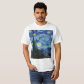 Vincent Van Gogh Sterrennacht  Fine Art T-shirt (Voorkant volledig)