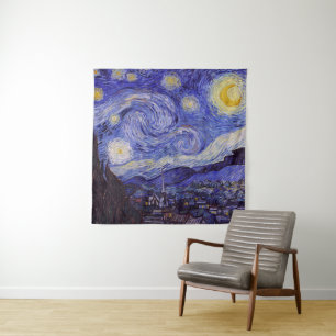 Vincent Van Gogh Sterrennacht  Fine Art Wandkleed