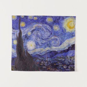 Vincent Van Gogh Sterrennacht  Fine Art Wandkleed