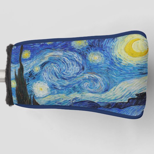 Vincent Van Gogh Sterrennacht Golfheadcover (Voorkant)