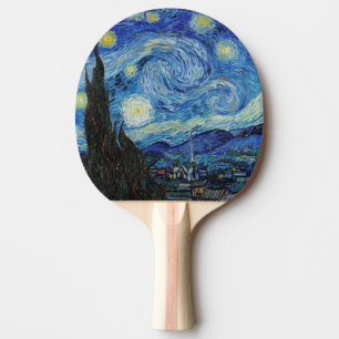 Vincent Van Gogh Sterrennacht Kunst Tafeltennisbatje