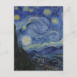 Vincent Van Gogh - Sterrennacht. Kunstschilder Briefkaart