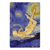 Vincent Van Gogh Sterrennacht Mini Klembord (Achterkant)