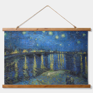Vincent van Gogh - Sterrennacht over de Rijn Hangend Wandkleed