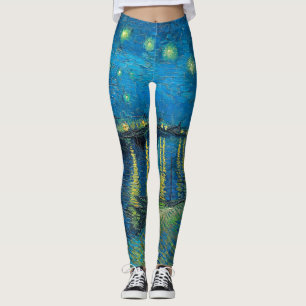 Vincent Van Gogh Sterrennacht over de Rijn Leggings