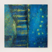 Vincent Van Gogh Sterrennacht over de Rijn Legpuzzel (Horizontaal)
