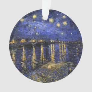 Vincent Van Gogh Sterrennacht over de Rijn Ornament