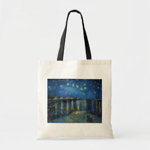 Vincent van Gogh - Sterrennacht over de Rijn Tote Bag