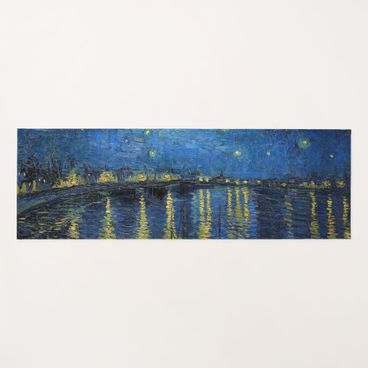 Vincent van Gogh - Sterrennacht over de Rijn Yogamat (Voorkant (horizontaal))