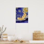 Vincent Van Gogh Sterrennacht Poster (Keuken)