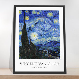 Vincent Van Gogh Sterrennacht Poster