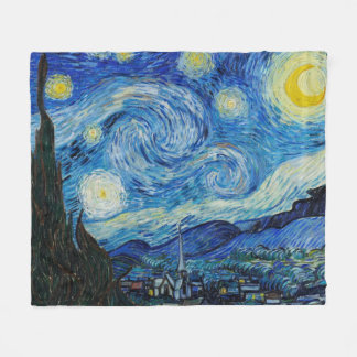 Vincent Van Gogh Sterrennacht Sky Fleece Blanket Deken