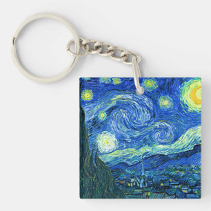 vincent van gogh sterrennacht sleutelhanger