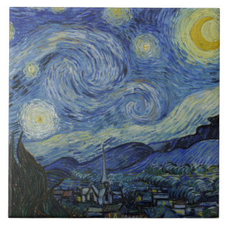 Vincent van Gogh - Sterrennacht Tegeltje
