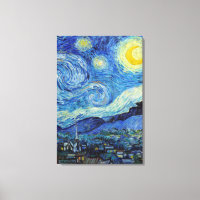 Vincent Van Gogh Sterrennacht Vintage Fijne Kunst