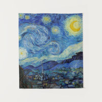 Vincent Van Gogh Sterrennacht Vintage Fijne Kunst