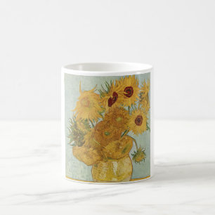 Vincent van Gogh still Life Vase met zonnebloemen Koffiemok