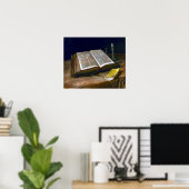 Vincent van Gogh Still Life with Bible Poster (Thuiskantoor)