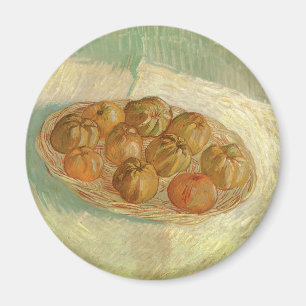 Vincent van Gogh - Stilleven mand met appels Magneet
