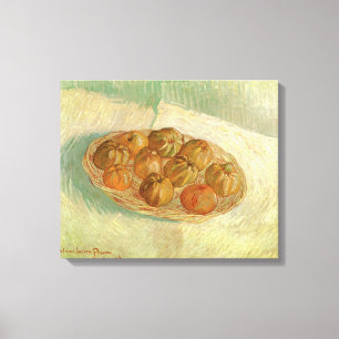 Vincent van Gogh - Stilleven mand van appels Canvas Afdruk