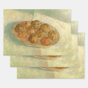 Vincent van Gogh - Stilleven mand van appels Inpakpapier Vel