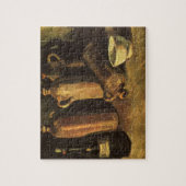 Vincent van Gogh - Stilleven met 4 stenen flessen Legpuzzel (Verticaal)