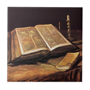 Vincent Van Gogh - Stilleven met Bijbel Tegeltje