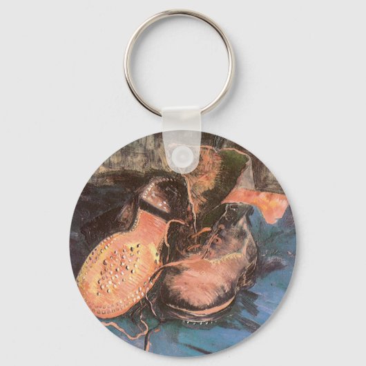 Vincent van Gogh - Stilleven met een paar schoenen Sleutelhanger (Voorkant)
