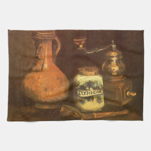 Vincent van Gogh - Stilleven met koffiemolen Theedoek