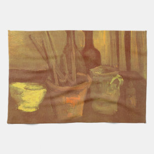 Vincent van Gogh - Stilleven penseel in pot Theedoek