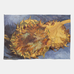 Vincent van Gogh - Stilleven: Twee afgesneden zonn Theedoek
