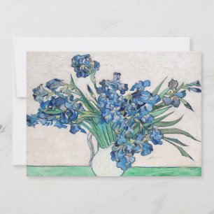 Vincent van Gogh - Stilleven: Vaas met irissen Kaart