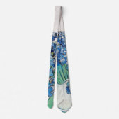 Vincent van Gogh - Stilleven: vaas met irissen Stropdas (Achterkant)