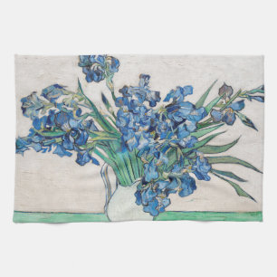 Vincent van Gogh - Stilleven: Vaas met irissen Theedoek