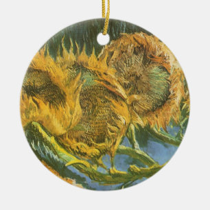 Vincent van Gogh - Stilleven: Vier afgesneden zonn Keramisch Ornament