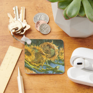 Vincent van Gogh - Stilleven: Vier afgesneden zonn Sleutelhanger