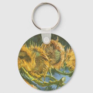 Vincent van Gogh - Stilleven: vier snijbloemen Sleutelhanger