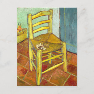 Vincent Van Gogh-stoel met pijpleiding Briefkaart