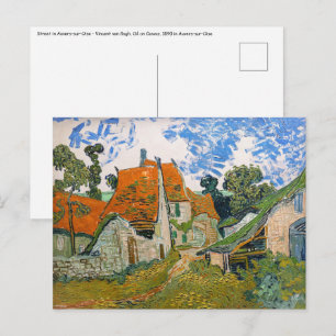 Vincent van Gogh - Straat in Auvers-sur-Oise Briefkaart