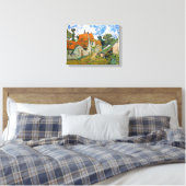 Vincent van Gogh - Straat in Auvers-sur-Oise Canvas Afdruk (Insitu (Slaapkamer))