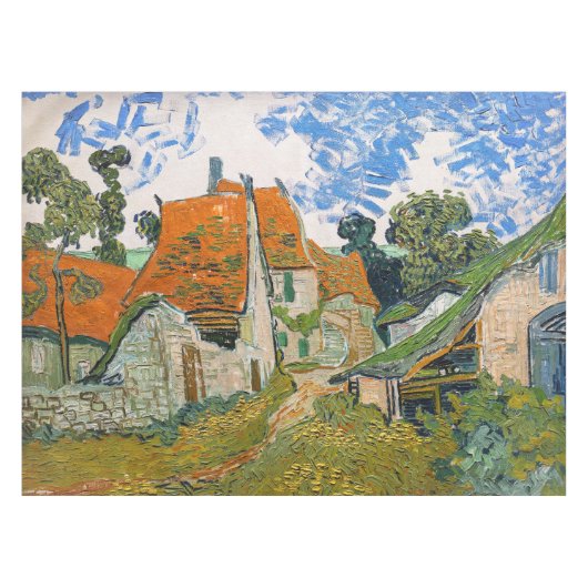 Vincent van Gogh - Straat in Auvers-sur-Oise Tafelkleed (Voorkant (Horizontaal))