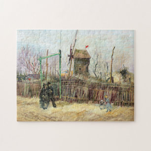 Vincent van Gogh - Straatbeeld in Montmartre Legpuzzel