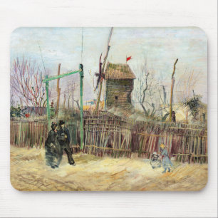 Vincent van Gogh - Straatbeeld in Montmartre Muismat