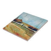 Vincent Van Gogh - Strand bij Scheveningen Kunstwe Tegeltje (Zijkant)