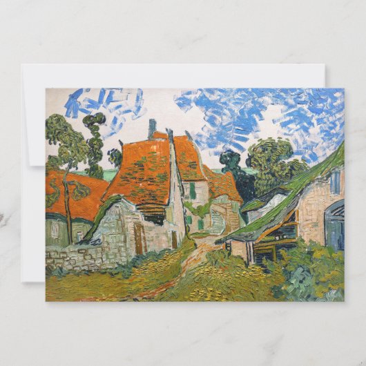Vincent van Gogh - Street in Auvers-sur-Oise Kaart (Voorkant)