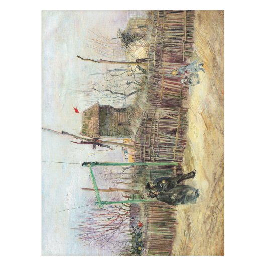 Vincent van Gogh - Street Scene in Montmartre Tafelkleed (Voorkant)