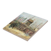 Vincent van Gogh - Street Scene in Montmartre Tegeltje (Zijkant)