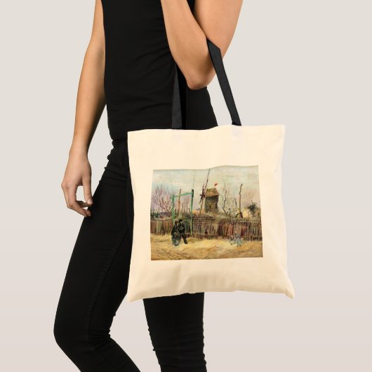 Vincent van Gogh - Street Scene in Montmartre Tote Bag (Voorkant (product))
